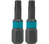 Makita b-63694, puntas de destornillador torx t30, set de 2 piezas, 25