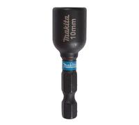Makita B-66846 B-66846-Llave Vaso magnetica 10x50 Black, Negro