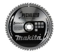 MAKITA Hoja sierra madera Efficut 305x2,15x30 mm 60 dientes B-67309