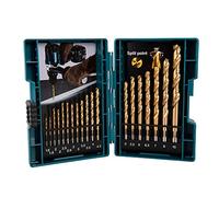 Makita B-67795 - Juego de brocas en espiral para metal (1,5 mm, 2,0 mm, 2,5 mm, 3,0 mm, 3,2 mm, 3,5 mm, 4,0 mm, 4,5 mm, 5,0 mm, 5,5 mm)