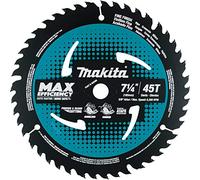 Makita B-68585 7-1/4" 45T Carbude-Tipped Max Efficiency Saw Blade, Fine Crosscutting