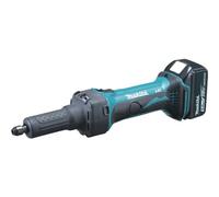 Makita - Batería amoladora recta 18 V/5,0 AH, incluye 2 baterías y cargador, 1 pieza, dgd800rtj, DGD800RTJ 350 wattsW, 18 voltsV