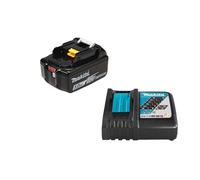 Makita Kit de Fuente de alimentación de 18 V con 1 batería BL1850B, 5,0 Ah + Cargador DC18RC