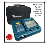 Makita BTC04 Comprobador de batería portátil con estuche blando A-61488 Nuevo...