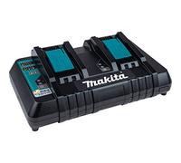 Makita Cargador de batería DC18RD, (0,5 h, 0,75 h, 2,25 kg) para baterías de iones de litio, negro-azul