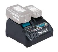 Makita cargador rápido DC18RE 198720-9 – 10.8V, 14.4V y 18V, carga 2 baterías