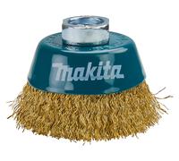 MAKITA Cepillo de copa de alambre de latón, alambre corrugado 0,3 mm, 60 mm D-39746