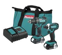 Makita CT225SYX 18V LXT® Litio-Ion Compact Inalámbrico 2-Pc. Kit combinado (1.5Ah)