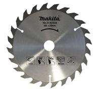 Makita Disco de sierra circular D-03333 HM/TCT 165x20 mm 24 dientes para madera