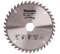 Makita D-03919 Hoja De Sierra Circular Estándar TCT 185x30mm 40T Madera