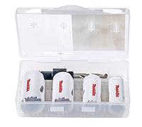 Makita D-33641 - Kit de sierras de corona 22 25 29 32 mm + adaptador + broca