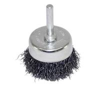 Cepillo de copa de alambre de acero MAKITA, mango cilíndrico, 50x6 mm D-39914