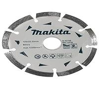 Makita D-52766 D-52766-Disco Diamante segmentado 125X22.23X7, Negro