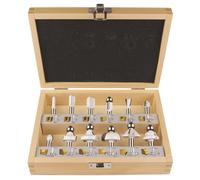 Makita D-53556 Set de fresas, 8 mm, 12 pcs