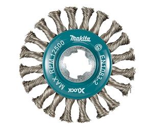 Makita D-72590 X-LOCK - Rueda de alambre trenzado de acero inoxidable de 4-1/2 pulgadas