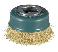 Cepillo de copa MAKITA de alambre corrugado de cobre diámetro 0,3 mm X-LOCK 75 mm D-73433