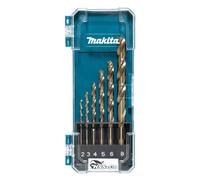 Makita D-75758 Juego 6 brocasmetálicas cobalto Ø2,0/3,0/4,0/5,0/6,0/8,0mm