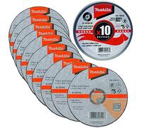 Makita D1876410 - Discos abras-corte de aceroinox, 10 piezas