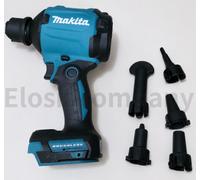 Makita DAS180Z 18V soplador de polvo sin escobillas con juego de boquillas he...
