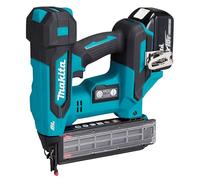 Makita DBN501RTJ - Clavadora con batería (50 mm, 18 V, 5,0 Ah, 2 baterías y cargador)