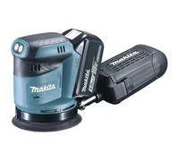Lijadora Rotorbital MAKITA DBO180RTJ (2 x 5,0 Ah + DC18RC + MAKPAC 2)