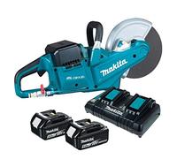 Makita DCE090T2X1 DCE090T2X1-Cortador de 36 V 230 mm + 2 baterías de 18 V 5 Ah Li-Ion + Cargador DC18RD