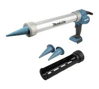 Makita Pistola de calafateo DCG180ZX 18 V inalámbrica 350 ml con accesorios sin batería ni cargador