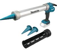 Makita Pistola de calafateo DCG180ZX 18 V inalámbrica 350 ml con accesorios sin batería ni cargador