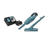 Makita DCL 180 RF1J - Aspirador con batería BL 1830 y cargador DC18RC, color verde