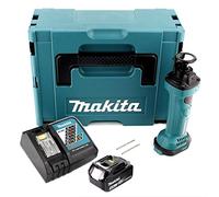 Makita DCO 180 RMJ - Afiladora de placas de yeso (18 V, con caja MAKPAC + 1 x batería de 4,0 Ah + cargador)