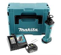 Makita DCO 180 RT1J - Cortadora giratoria con batería (18 V, batería de 5 Ah, cargador y Makpac)