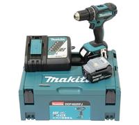 Makita DDF482RFJ drill Negro, Azul 1900 RPM 1,5 kg - Taladro eléctrico (1900 RPM, 1,3 cm, 3,8 cm, 36 Nm, 62 Nm, 600 RPM)