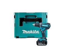 Makita Ddf482T1J - Taladro atornillador de 62 Nm Lxt 18 V + 1 batería de 18 V 5 Ah Li-Ion Bl1850B + estuche Makpac