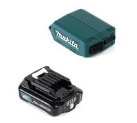 Makita DEAADP08 Adaptador USB A1 para Baterías de 10,8V-12V + Batería de 2,0 Ah ( 197396-9)
