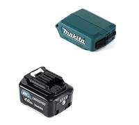 Makita DEAADP08 M1 Adaptador USB para Baterías de 10,8V-12V + Batería de 4,0 Ah ( 197406-2)