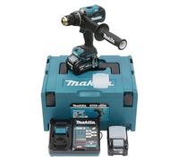 Makita DF003GU201 - Taladro atornillador inalámbrico (40 V máx., 4,0 Ah, con 2 baterías, cargador y MAKPAC)