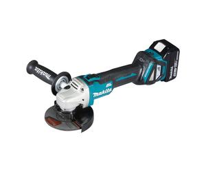 Makita DGA511RTJ Amoladora Angular a Bateria 18V 125mm 8500 RPM Motor sin Escobillas Incluye Empuñadura y Funda