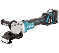 Makita DGA511RTJ 2x 5Ah Batería 18V + MAKPAC