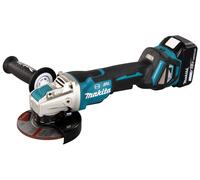 Makita DGA519RTJ Esmeril Angular Inalámbrico 18V 125 mm 2 Baterías