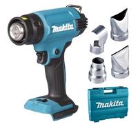 Makita DHG181ZK Pistola de aire caliente 18V sin baterías ni cargador en maletín de plástico
