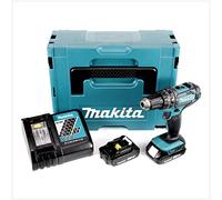 Makita DHP 482 - 18 V Li-Ion en Makpac atornillador de impacto inalámbrico Plus 2 x BL 1820 2,0 Ah batería + cargador DC 18 RC
