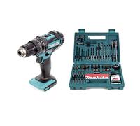 Makita DHP 482 Z - Taladro atornillador de percusión (18 V, 62 Nm, 100 piezas)