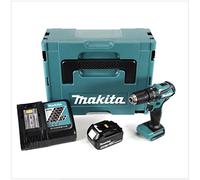 Makita DHP 483 RT1J - Taladro atornillador inalámbrico (18 V, 40 Nm, incluye batería de 5,0 Ah y cargador)