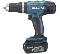 Makita dhp453rfe - taladro combinado baterías 18v litio 3,0ah, negro,