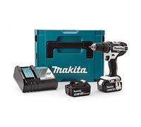 Makita DHP482RFWJ - Kit Makpac de taladro LXT Combi 18V 2x3.0 Ah, ion de litio