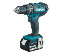 Makita DHP482RFX3 - Taladro atornillador de percusión + 3 baterías de 18 V 3 Ah Li-ION + estuche accesorios + bolsa de transporte