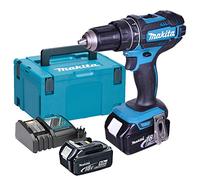 Makita DHP482RTJ 2x 5Ah Batería + Cargador + MAKPAC