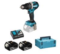 Makita DHP484RTJ Taladro, 450 W, 18 V, Negro, One size