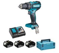 MAKITA DHP485RF3J - Taladro atornillador Li-Ion 18V 2x 3.0Ah