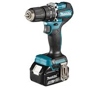 Makita DHP487RTJ - Taladro combinado sin escobillas (ion de litio, 18 V, incluye 2 pilas de 5,0 Ah y cargador suministrado en una caja Makpac
